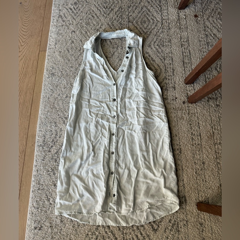 Halter button up dress!